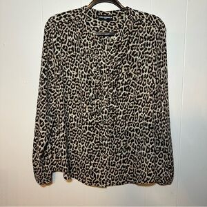Karl Lagerfeld Leopard Print Blouse